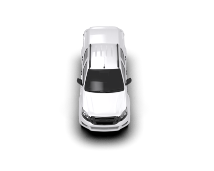 Pickup truck isolated on background. 3d rendering - illustration png