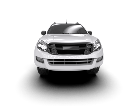 Pickup truck isolated on background. 3d rendering - illustration png