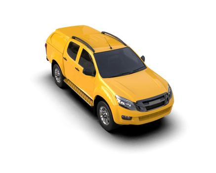 Pickup truck isolated on background. 3d rendering - illustration png
