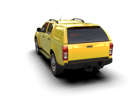 Pickup truck isolated on background. 3d rendering - illustration png
