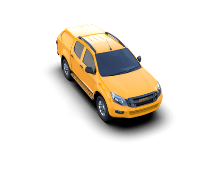 Pickup truck isolated on background. 3d rendering - illustration png