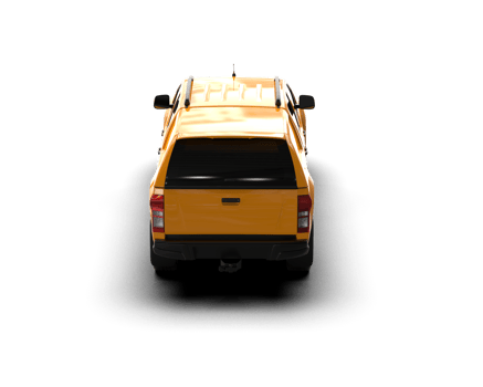 Pickup truck isolated on background. 3d rendering - illustration png