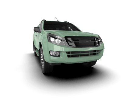 Pickup truck isolated on background. 3d rendering - illustration png