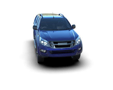 Pickup truck isolated on background. 3d rendering - illustration png