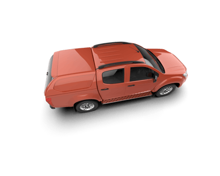 Pickup truck isolated on background. 3d rendering - illustration png