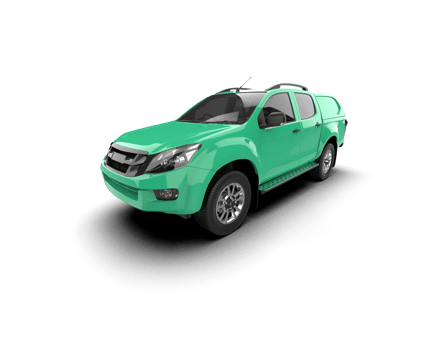 Pickup truck isolated on background. 3d rendering - illustration png