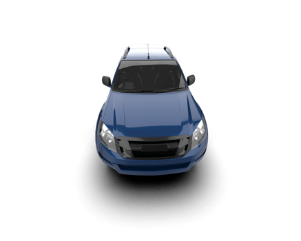 Pickup truck isolated on background. 3d rendering - illustration png