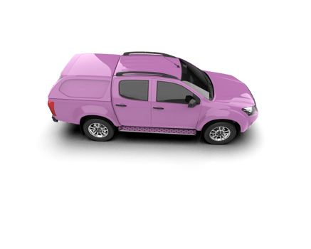 Pickup truck isolated on background. 3d rendering - illustration png