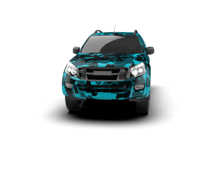 Pickup truck isolated on background. 3d rendering - illustration png