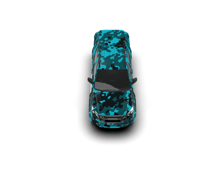 Pickup truck isolated on background. 3d rendering - illustration png
