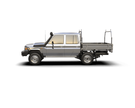 Pickup truck isolated on background. 3d rendering - illustration png