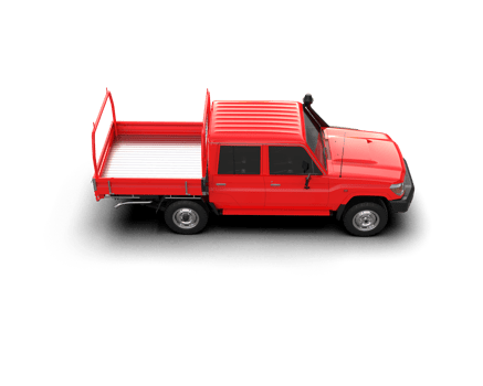 Pickup truck isolated on background. 3d rendering - illustration png