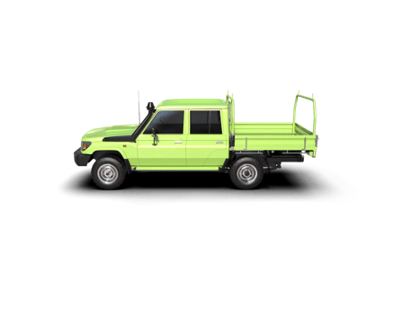 Pickup truck isolated on background. 3d rendering - illustration png