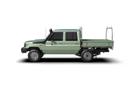 Pickup truck isolated on background. 3d rendering - illustration png