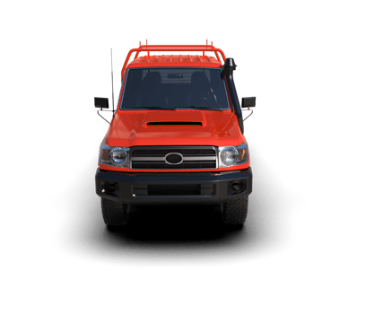 Pickup truck isolated on background. 3d rendering - illustration png
