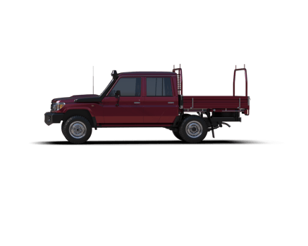 Pickup truck isolated on background. 3d rendering - illustration png
