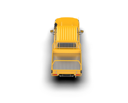Pickup truck isolated on background. 3d rendering - illustration png