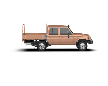Pickup truck isolated on background. 3d rendering - illustration png