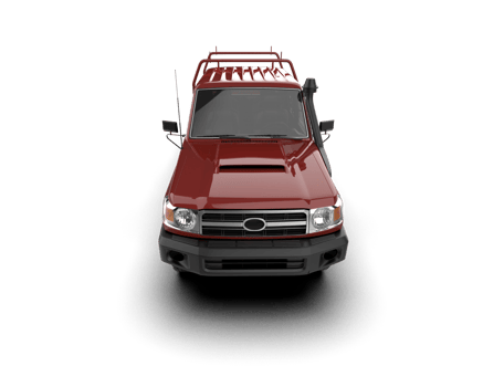 Pickup truck isolated on background. 3d rendering - illustration png