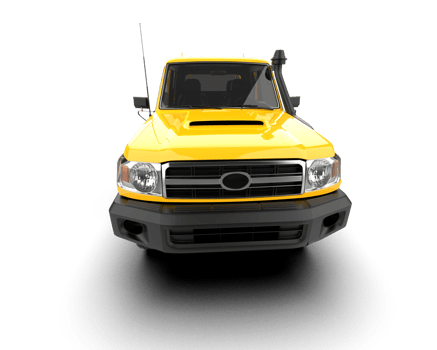 Pickup truck isolated on background. 3d rendering - illustration png