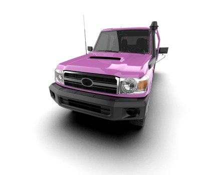 Pickup truck isolated on background. 3d rendering - illustration png