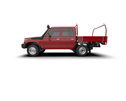 Pickup truck isolated on background. 3d rendering - illustration png