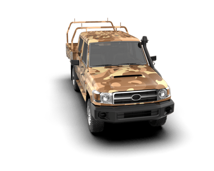 Realistic bus isolated on background. 3d rendering - illustration png