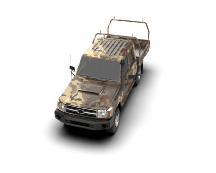 Realistic bus isolated on background. 3d rendering - illustration png
