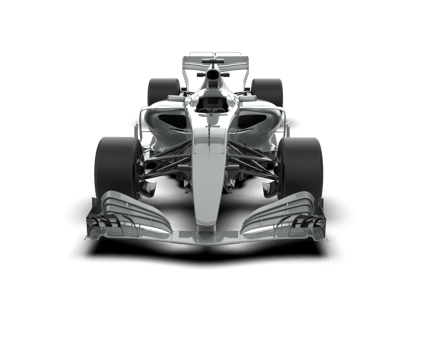 Realistic race car isolated on background. 3d rendering - illustration png