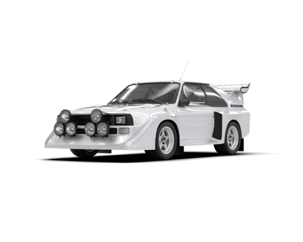 Realistic race car isolated on background. 3d rendering - illustration png