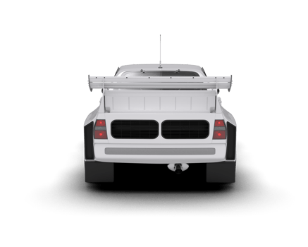 Realistic race car isolated on background. 3d rendering - illustration png