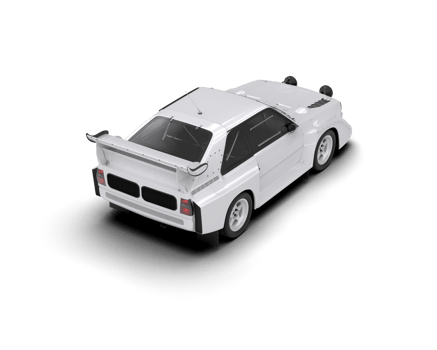 Realistic race car isolated on background. 3d rendering - illustration png