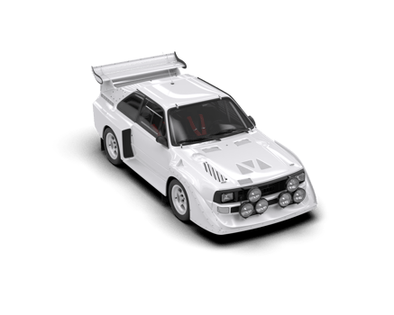Realistic race car isolated on background. 3d rendering - illustration png
