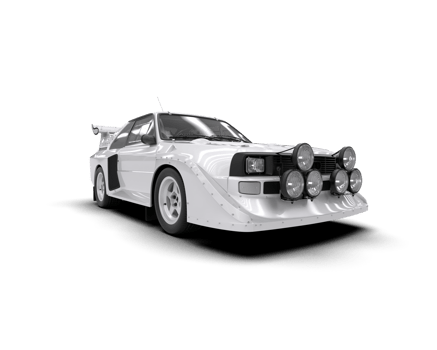 Realistic race car isolated on background. 3d rendering - illustration png