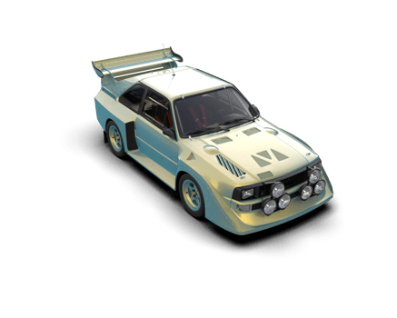 Realistic race car isolated on background. 3d rendering - illustration png