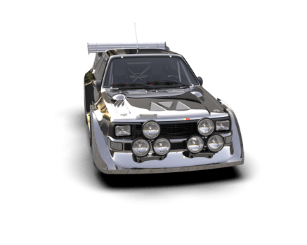 Realistic race car isolated on background. 3d rendering - illustration png