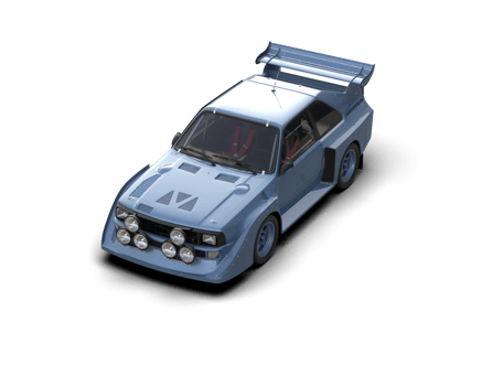 Realistic race car isolated on background. 3d rendering - illustration png