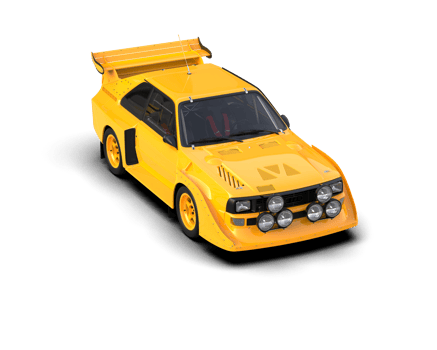 Realistic race car isolated on background. 3d rendering - illustration png