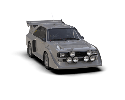 Realistic race car isolated on background. 3d rendering - illustration png