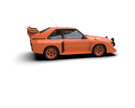 Realistic race car isolated on background. 3d rendering - illustration png