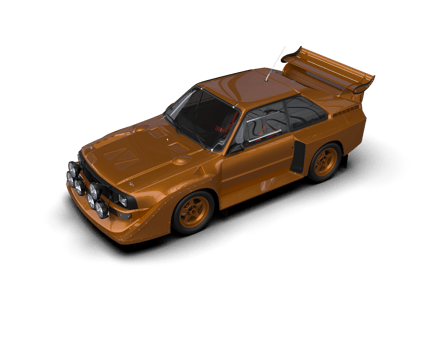 Realistic race car isolated on background. 3d rendering - illustration png