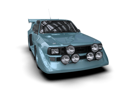 Realistic race car isolated on background. 3d rendering - illustration png