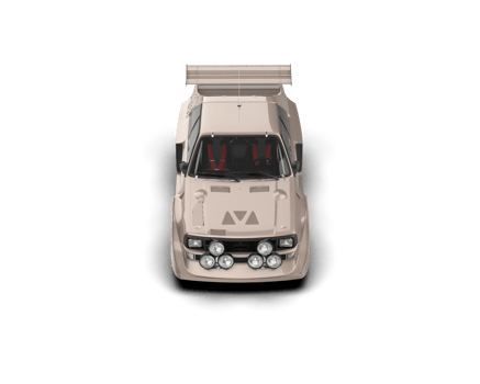 Realistic race car isolated on background. 3d rendering - illustration png