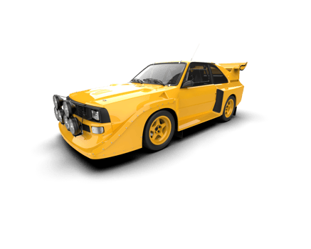Realistic race car isolated on background. 3d rendering - illustration png