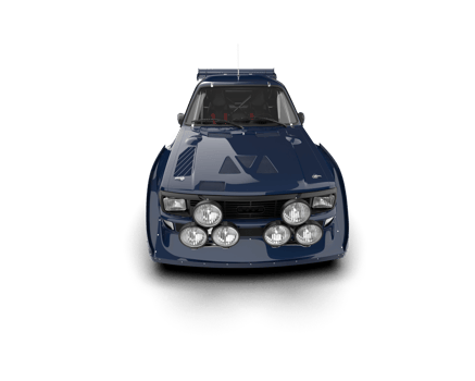 Realistic race car isolated on background. 3d rendering - illustration png