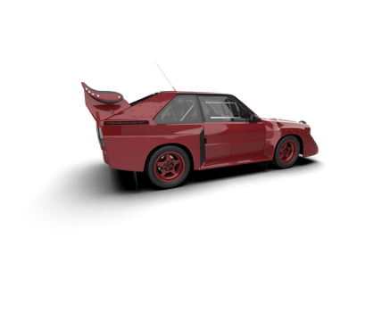 Realistic race car isolated on background. 3d rendering - illustration png