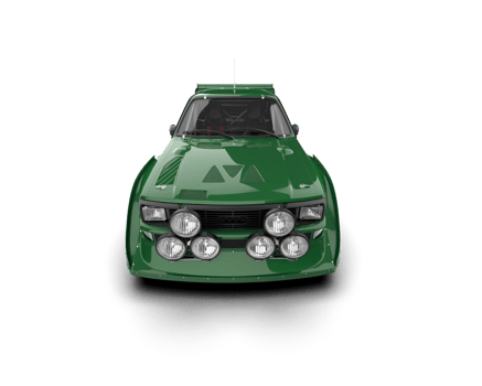Realistic race car isolated on background. 3d rendering - illustration png