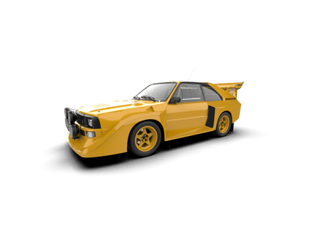 Realistic race car isolated on background. 3d rendering - illustration png