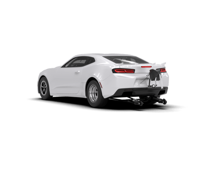 Realistic race car isolated on background. 3d rendering - illustration png