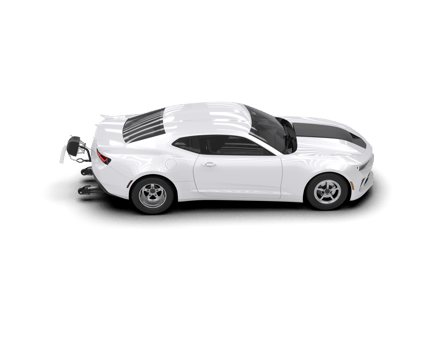 Realistic race car isolated on background. 3d rendering - illustration png
